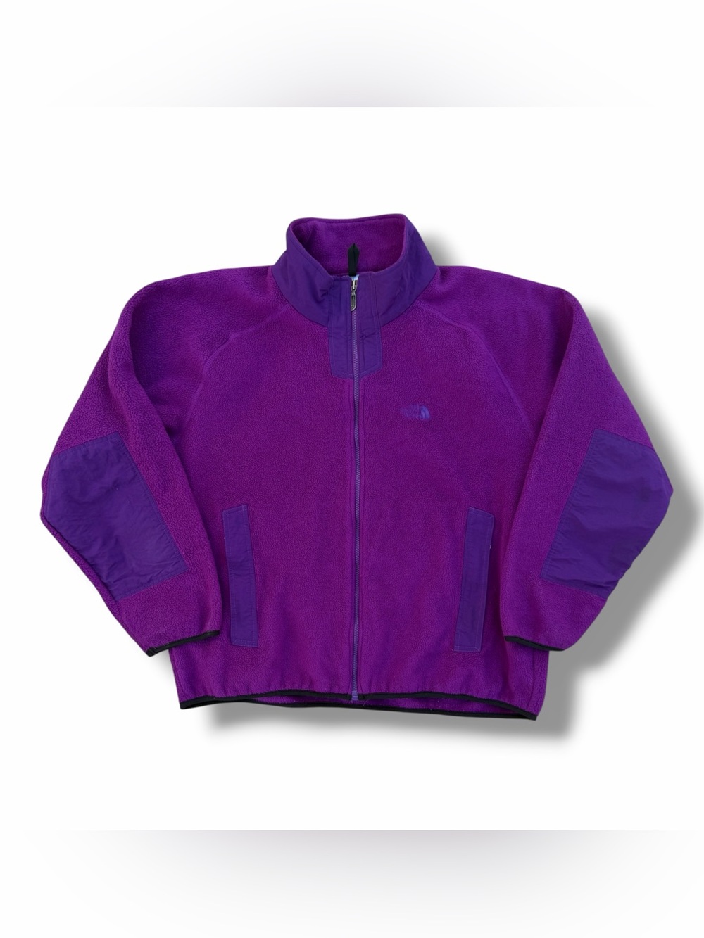 Vintage 90s The North Face Denali Fleece Jacket Purple Size Large Made In USA